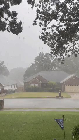 Intense Storm Dumps Heavy Rain on Sherwood, Arkansas