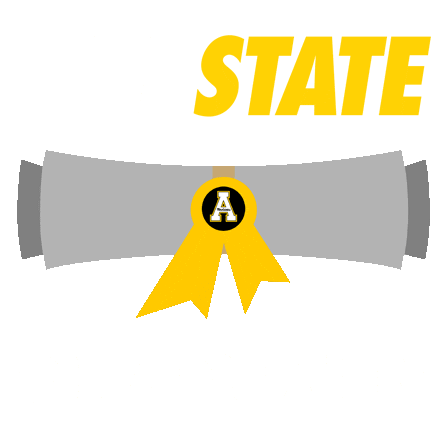 Asu App State Sticker by Appalachian State University
