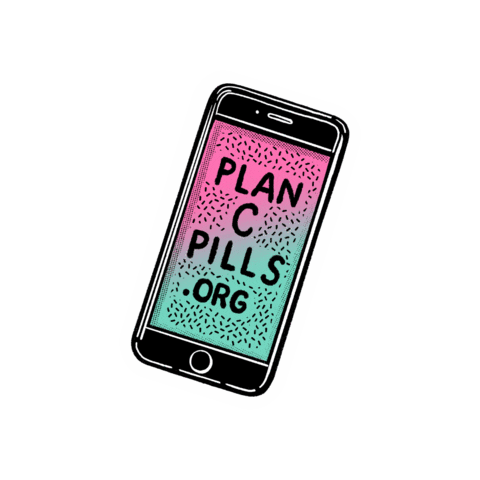 plancpills giphygifmaker phone healthcare abortion Sticker