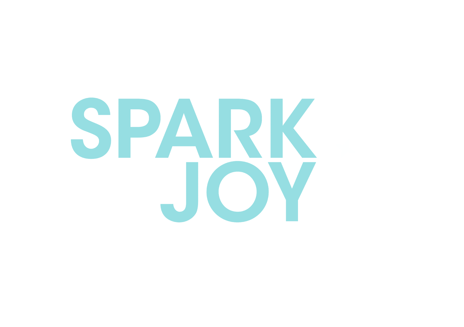 Spark Joy Sticker by Tidy Moose