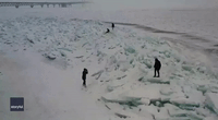 Drone Operator Captures Proposal on Frozen Lake in Michigan