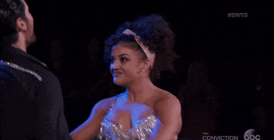laurie hernandez dwts GIF by Dancing with the Stars