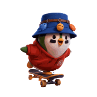 Happy Skateboard Sticker by ZaddyFi