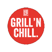 Grill Chill Sticker by Stefan Marquard