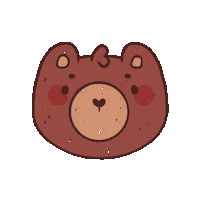 Junmi kawaii bear doodle osito Sticker
