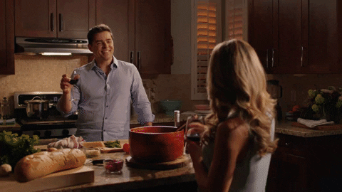 Cooking Together Kavan Smith GIF by Hallmark Channel