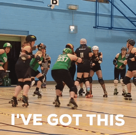 Blocking Roller Derby GIF by Nottingham Roller Derby