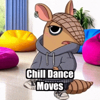 Dance Armadillo GIF by Chillo Dillo