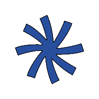 Blue Sticker