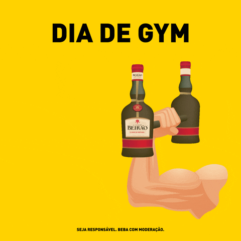 gym working GIF by Licor Beirão