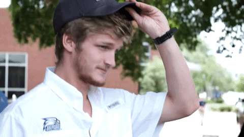 Georgia Southern Hat GIF by Georgia Southern University - Auxiliary Services