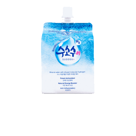 Hydrogen Water Sticker by Susosu Water
