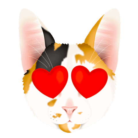 In Love Heart Eyes Sticker by zoopeez