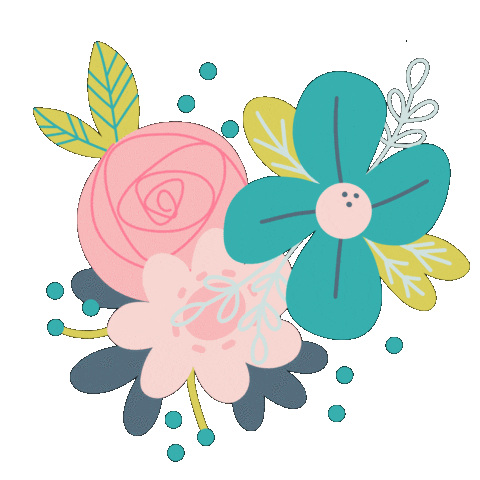 Girl Blooming Sticker