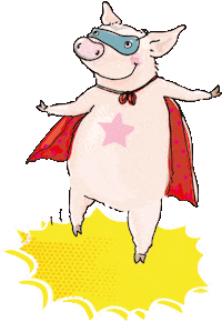 Super Hero School Sticker by krima&isa