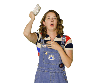netflix middle finger Sticker by Insatiable
