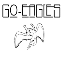 Led Zepplin Gold Sticker by Georgia Southern University