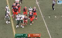Illini Football Sport GIF by Fighting Illini Athletics