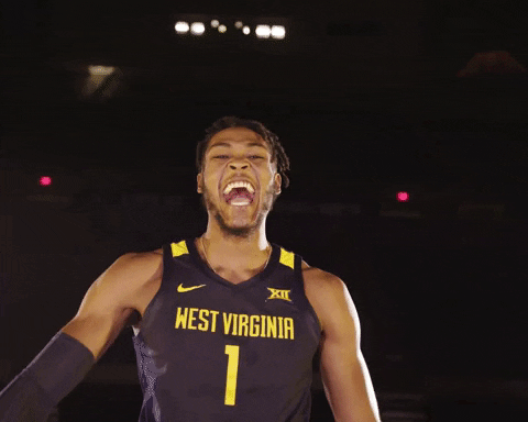 Ncaa Sports Basketball GIF by WVU Sports