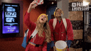 ameliaparkerseries cinema selfie popcorn 105 GIF