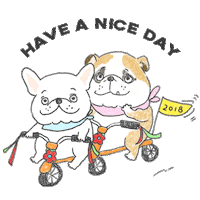 Happy French Sticker