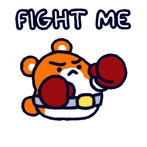 Fight Fighting Sticker