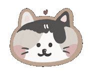 Cat Heart Sticker