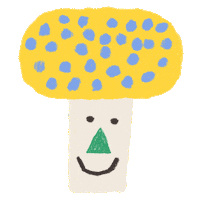 Pumpkin Mushroom Sticker by Halcyon Nights
