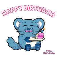 Happy Birthday Eating Sticker by VeeFriends