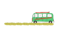 Auslandsgesellschaft travel bus europa reisen Sticker
