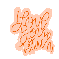 I Love You Hearts Sticker