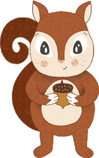Ardilla Sticker by djurkids