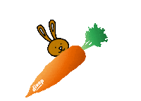 Bunny Vegetables Sticker by Covelt Dixap