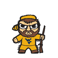 lets go college Sticker by WestVirginiaU