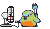 Summer Fan Sticker