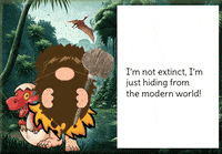 Dinosaur Gnome GIF
