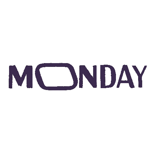 Text Monday Sticker