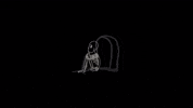ellie_moon_an sad flower hungry spooky GIF