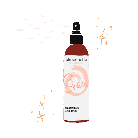 Afrocenchix hair products wash day natural hair care black hair care Sticker