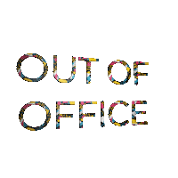 robotoyo holiday vacation office out Sticker