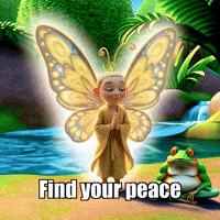 Butterfly Frog GIF by BuddhaFlyJourney