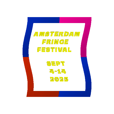 Amsterdam Fringe Sticker by AmsterdamFringeFestival