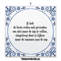 Top Humor Sticker by Tegelspreuken.nl
