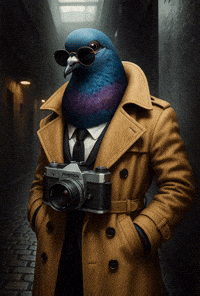 Spy Pigeon GIF