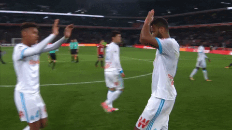 victory ok GIF by Olympique de Marseille