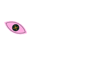 tshirteria pink eye rosa olho Sticker