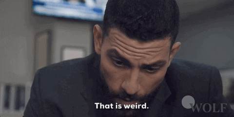 That Is Weird Dick Wolf GIF by Wolf Entertainment