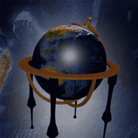 rotate mother earth GIF by Jacqueline Jing Lin