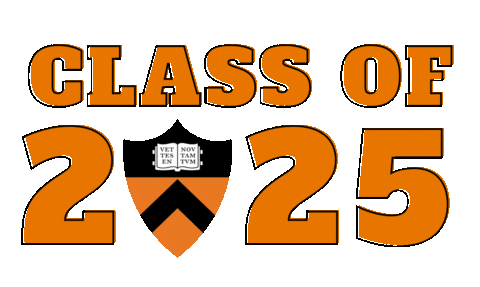 Class Of 2025 Princeton Sticker by Princeton University