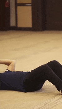 qnet_official fitness workout crunches sit ups GIF